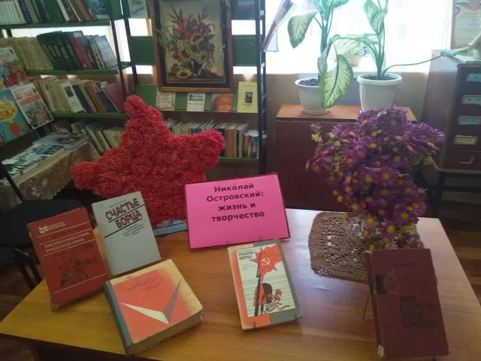16.11.2024 Книжная выставка Николай Островский жизнь и творчество