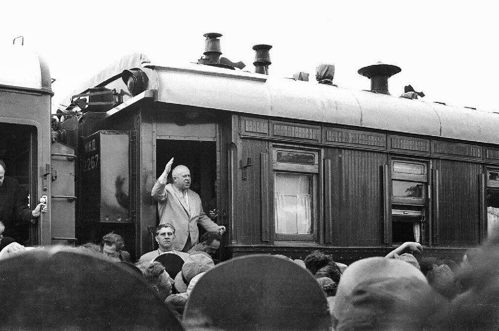 Хрущев на Сальской земле 1956 год
