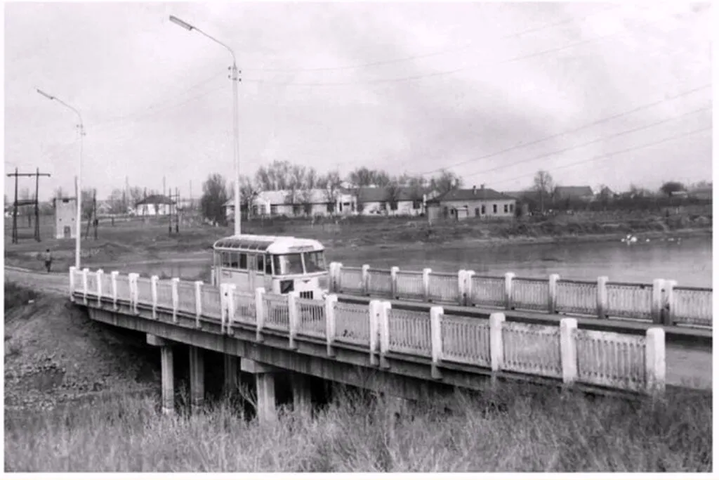 Мост через речку 1970 годы