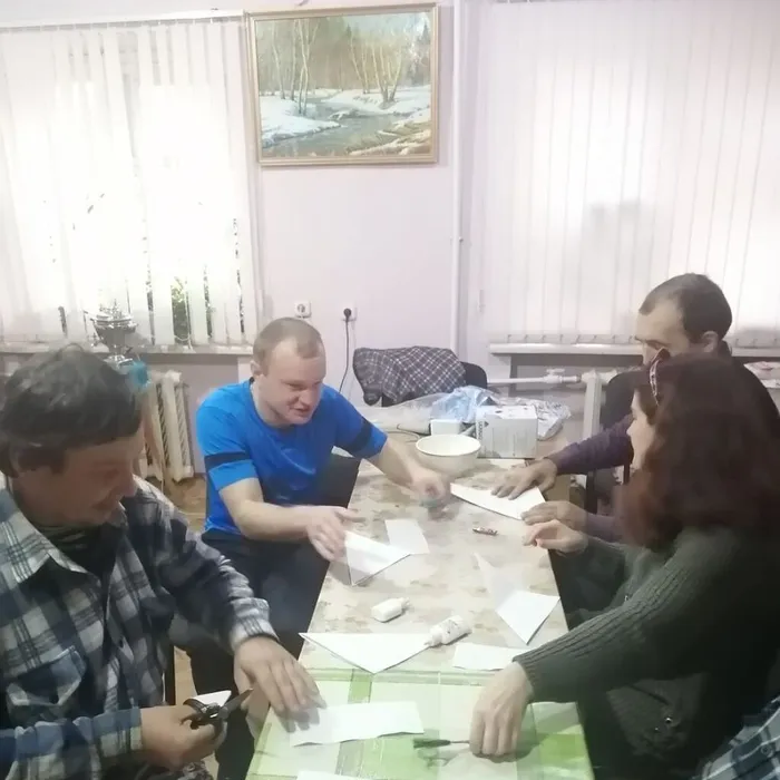 Делаем снежинки (1)