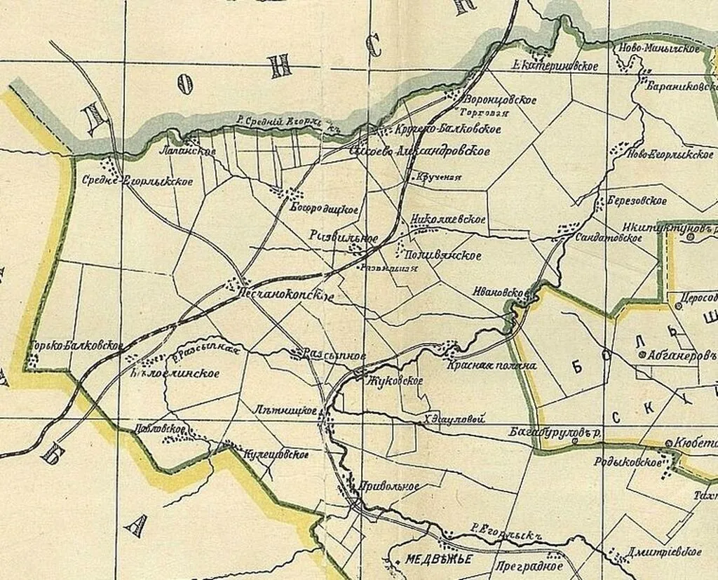 Воронцовская волость Медвеженского уезда Ставропольской губернии