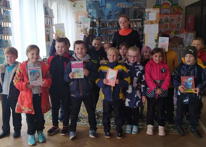 Выбор книг в библиотеке