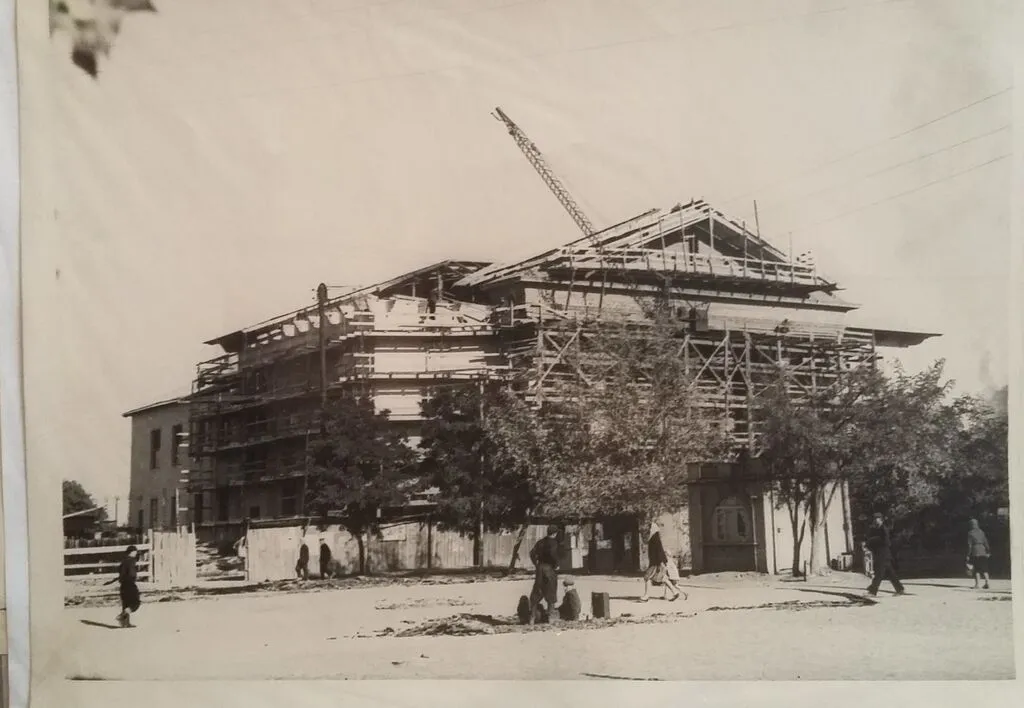 Строительство  ДКЖД 1958 год